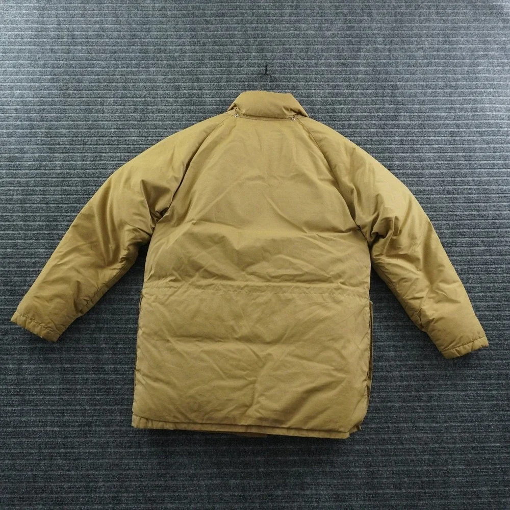 The North Face Down Puffer Parka Mens M Tan Vintage 70s Brown Label Made in USA